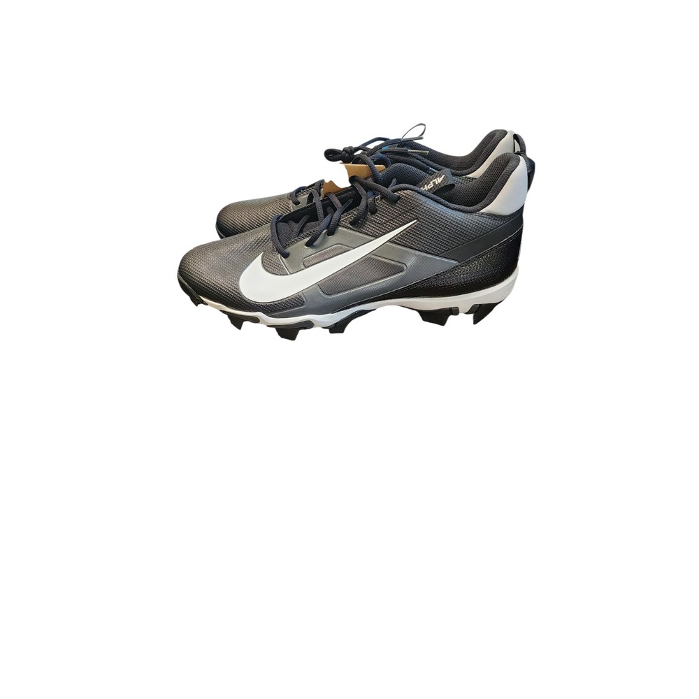 Nike Alpha Menace 4 Shark Football Cleats Mens 13 Black White New